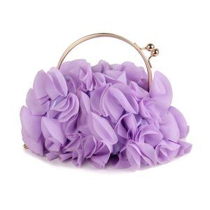 Floral Clutch Purses Satin Flower Evening Bag Party Prom Handbags :]
